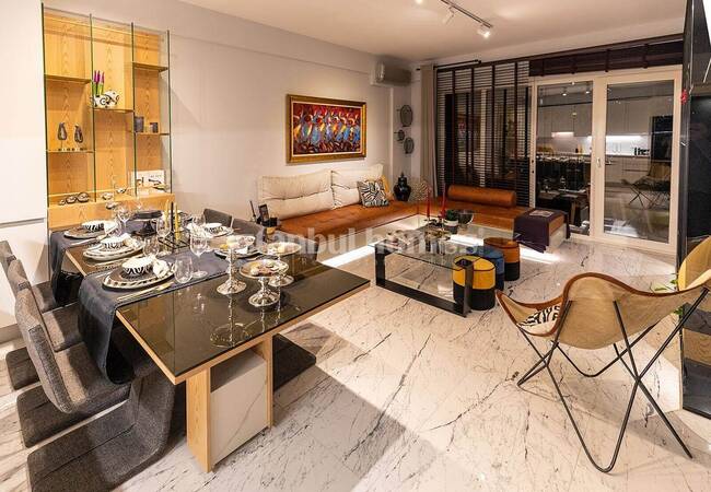 Новые Квартиры в Многоквартирном Проекте в Санджактепе 15