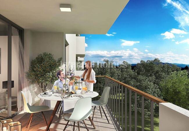 Новые Квартиры в Многоквартирном Проекте в Санджактепе 26