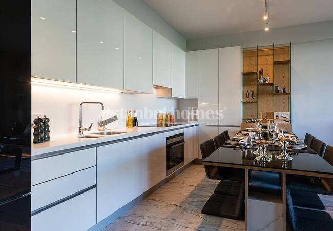 Новые Квартиры в Многоквартирном Проекте в Санджактепе 12