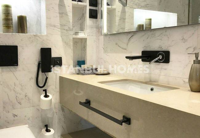 این املاک در باغجیلار استانبول، 5 دقیقه تا مرکز خرید فاصله دارند 11