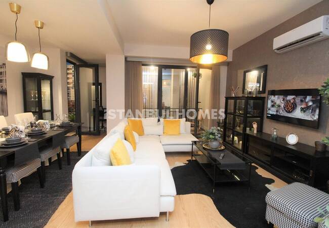 آپارتمان های استانبول با مناطق مجتمع سبز در عمرانیه 13