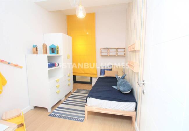 آپارتمان های استانبول با مناطق مجتمع سبز در عمرانیه 19