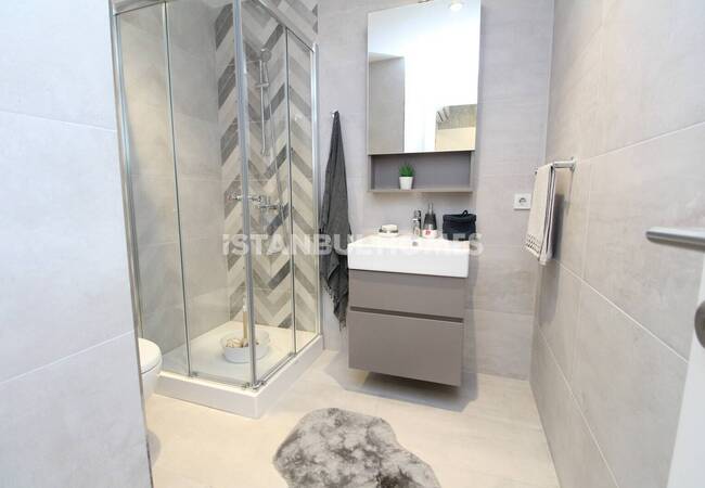 آپارتمان های استانبول با مناطق مجتمع سبز در عمرانیه 22