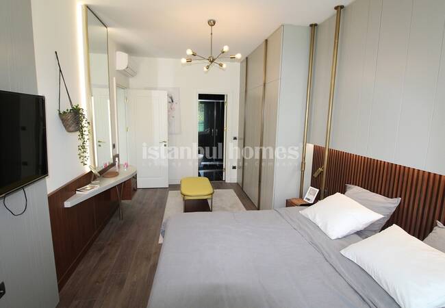 آپارتمان های خیره کننده با نمای بسیار زیبای دریا در بویوک چکمجه استانبول 24