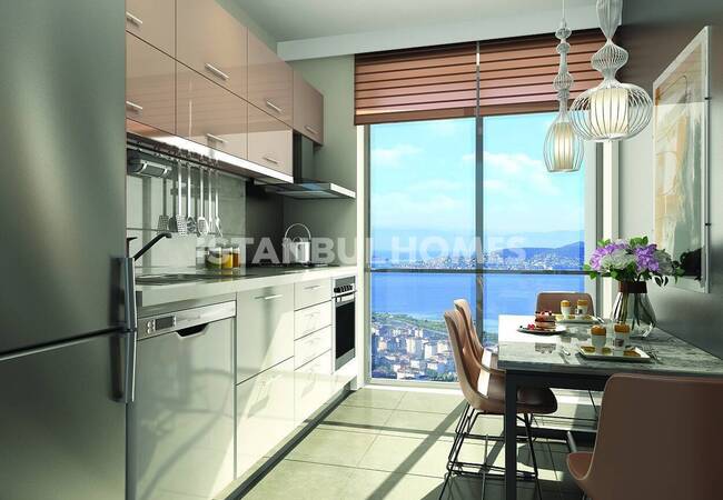 Maltepe Sahilde Deniz Manzaralı Merkezi Konumda Daireler 7