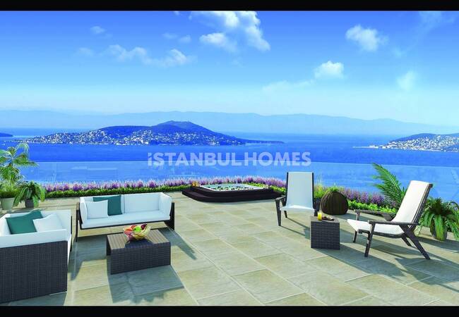 Maltepe Sahilde Deniz Manzaralı Merkezi Konumda Daireler 9
