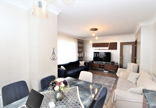 Двухуровневая Квартира в Комплексе с Бассейном в Аташехире 5