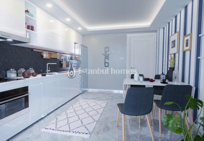 İstanbul Sancaktepe'de Güvenlikli Site İçinde Lüks Daireler 9