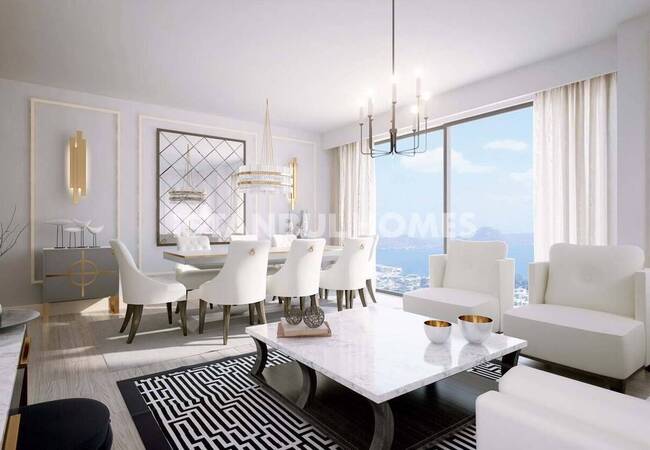 卡迪科伊(kadikoy) 带全景泳池的综合设施的物业 18