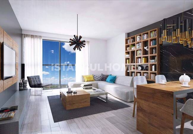 卡迪科伊(kadikoy) 带全景泳池的综合设施的物业 10