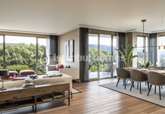 Modernly Designed Real Estate in an Elite Complex in Beykoz 19