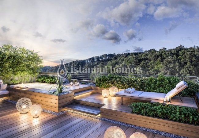 Modernly Designed Real Estate in an Elite Complex in Beykoz 18