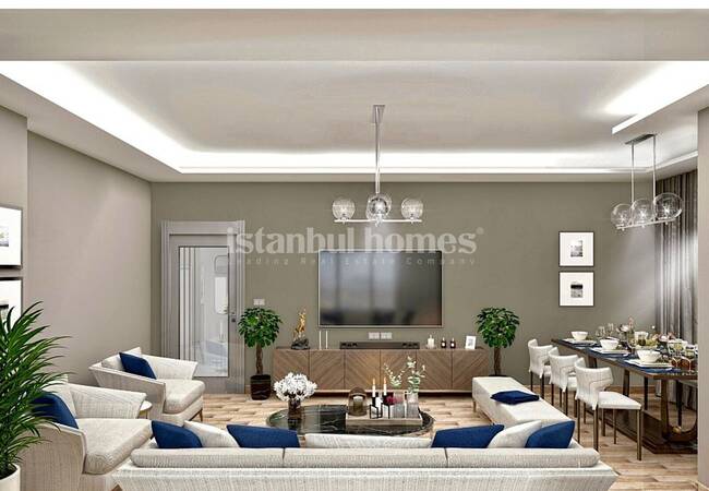 آپارتمان های نوساز و جدید، نزدیک به خط ساحلی در بیلیکدوزو 8