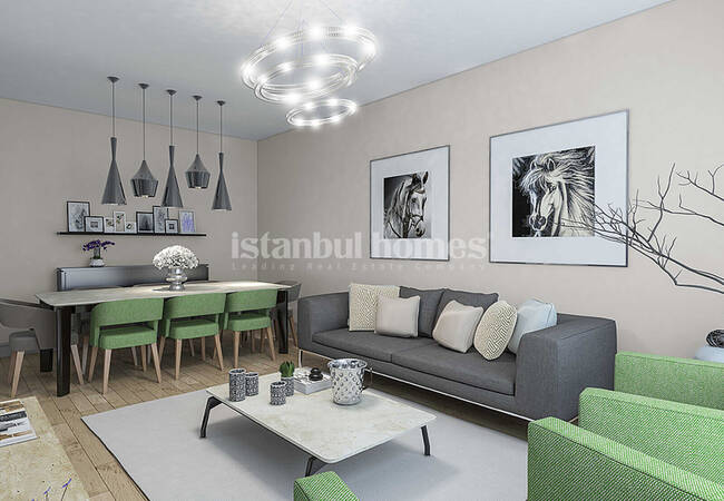 عقارات في اسطنبول في مجمع مع مركز تسوق 7