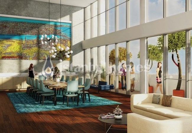 Kartal’da Metroya Yakın Site İçinde Deniz Manzaralı Gayrimenkuller 12