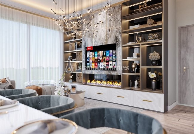 Spacious New Build Flats in a Secure Complex in Sultangazi 8