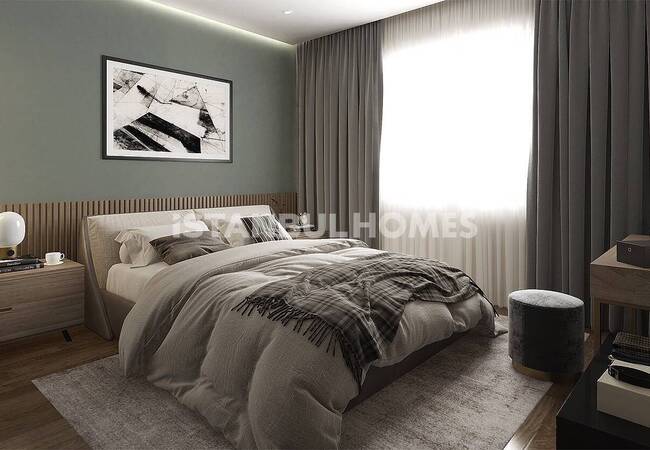 Modern Apartments in a Secure Complex in Kagithane 9