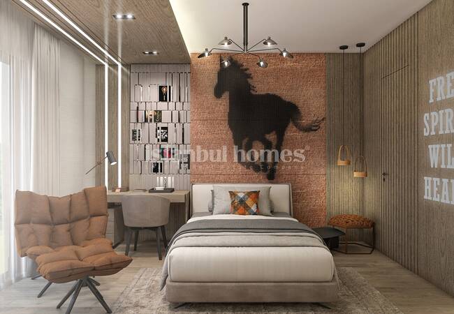 New Build Triplex Villas with Private Pool in Beylikduzu 25