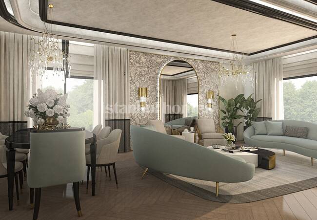 New Build Triplex Villas with Private Pool in Beylikduzu 27