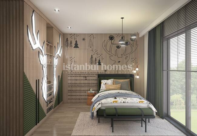 New Build Triplex Villas with Private Pool in Beylikduzu 36