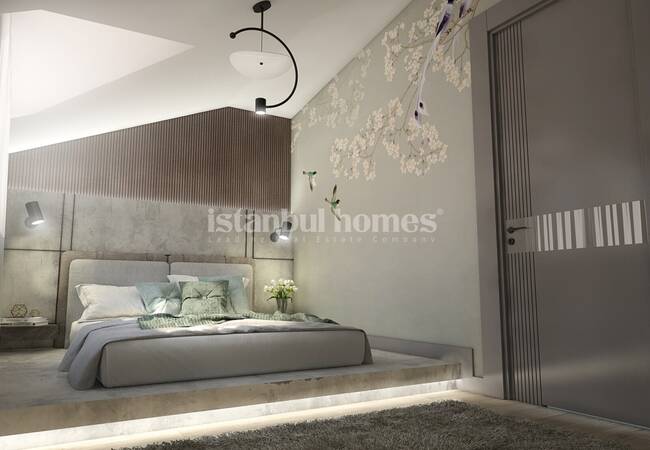 New Build Triplex Villas with Private Pool in Beylikduzu 37