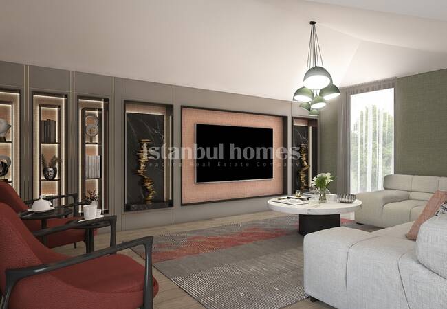 New Build Triplex Villas with Private Pool in Beylikduzu 39