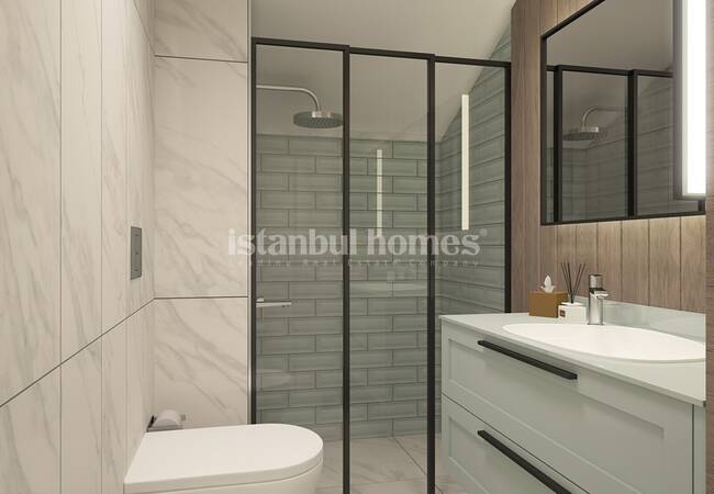 New Build Triplex Villas with Private Pool in Beylikduzu 40