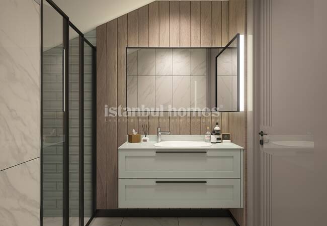 New Build Triplex Villas with Private Pool in Beylikduzu 41