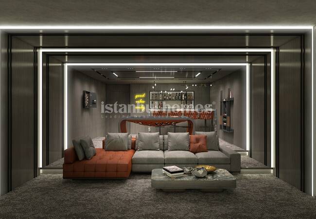 New Build Triplex Villas with Private Pool in Beylikduzu 44