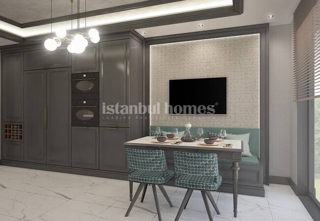 New Build Triplex Villas with Private Pool in Beylikduzu 45
