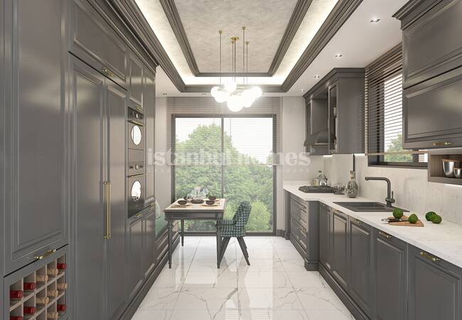 New Build Triplex Villas with Private Pool in Beylikduzu 46