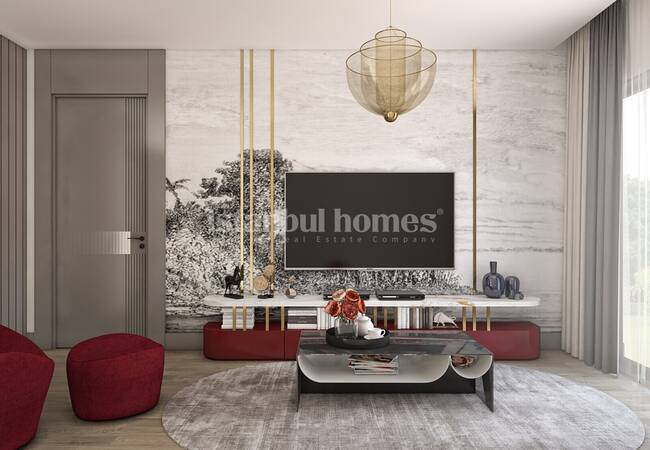 New Build Triplex Villas with Private Pool in Beylikduzu 47