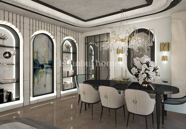 New Build Triplex Villas with Private Pool in Beylikduzu 12