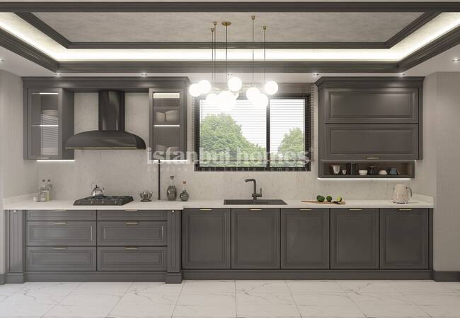 New Build Triplex Villas with Private Pool in Beylikduzu 48