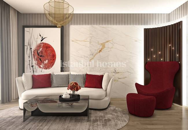 New Build Triplex Villas with Private Pool in Beylikduzu 49