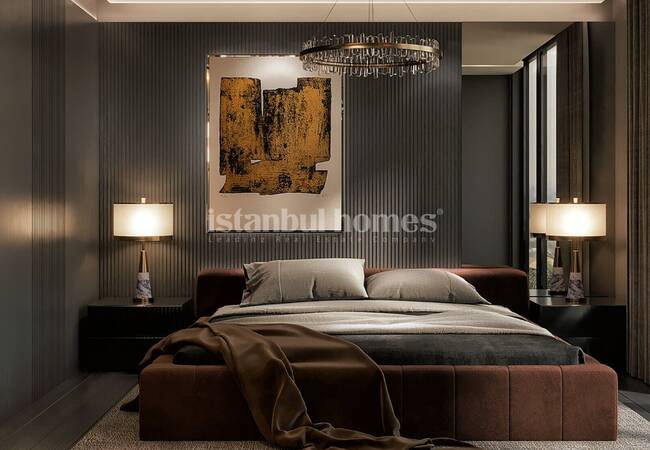 Immobilier Vue Sur Bosphore Dans Une Résidence Récurisée À Uskudar 9