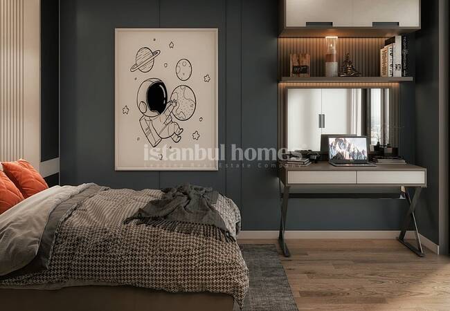 Immobilier Vue Sur Bosphore Dans Une Résidence Récurisée À Uskudar 10