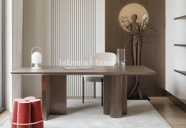 Immobilier Vue Sur Bosphore Dans Une Résidence Récurisée À Uskudar 11