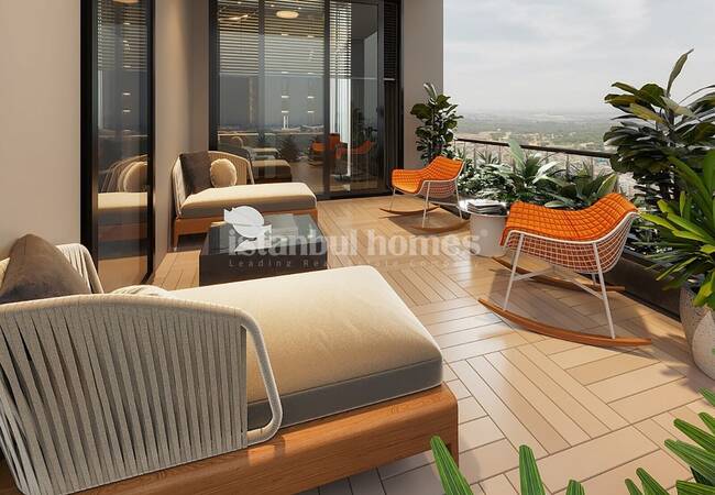 Immobilier Vue Sur Bosphore Dans Une Résidence Récurisée À Uskudar 6