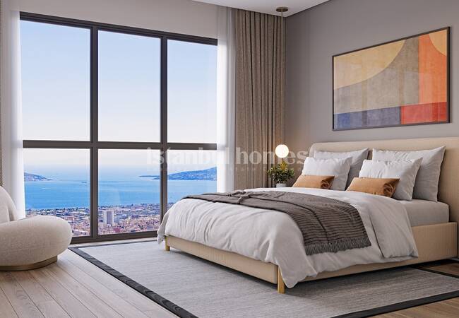 İstanbul Maltepe'de Deniz Manzaralı Satılık Daireler 15