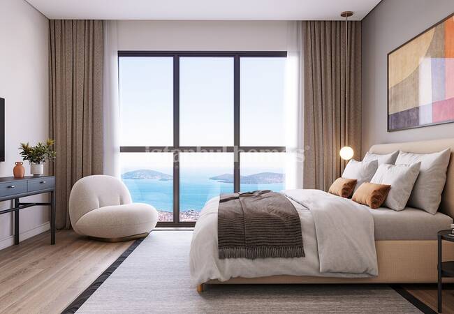 İstanbul Maltepe'de Deniz Manzaralı Satılık Daireler 17