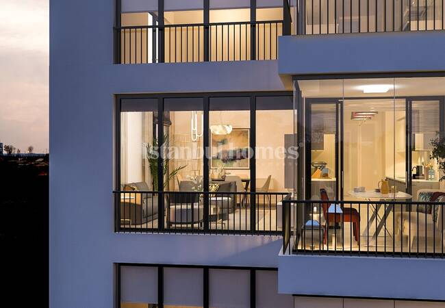 Meerblick Wohnungen Im Komplex Nahe Der U-bahn In Kartal 20