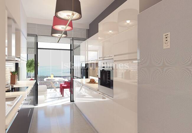 Meerblick Wohnungen Im Komplex Nahe Der U-bahn In Kartal 12