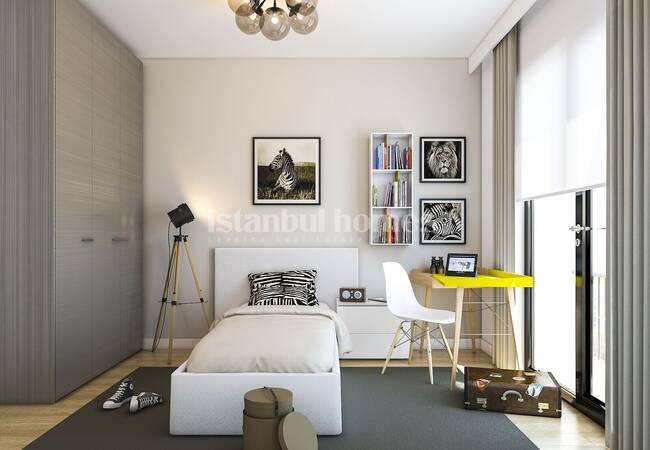 Meerblick Wohnungen Im Komplex Nahe Der U-bahn In Kartal 15