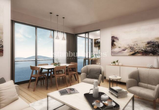 Seafront Flats with Unique Sea View in Kartal Istanbul 11