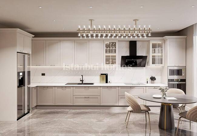 Semi-detached Villas with Private Pools and Gardens in Beylikduzu 20