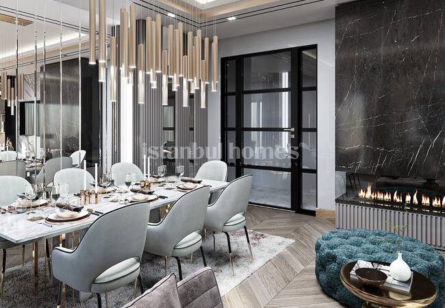 Semi-detached Villas with Private Pools and Gardens in Beylikduzu 22