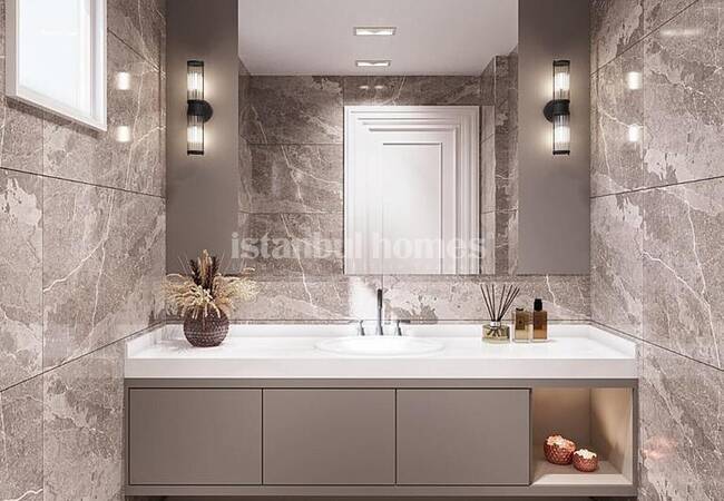 Semi-detached Villas with Private Pools and Gardens in Beylikduzu 12