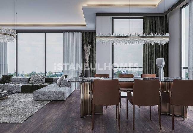 Üsküdar Çengelköy'de Güvenlikli Site İçerisinde Daireler 11