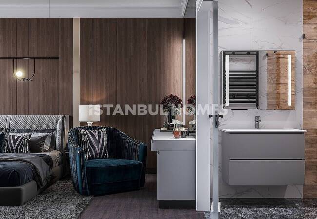 Üsküdar Çengelköy'de Güvenlikli Site İçerisinde Daireler 17